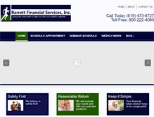 Tablet Screenshot of barrettfin.com